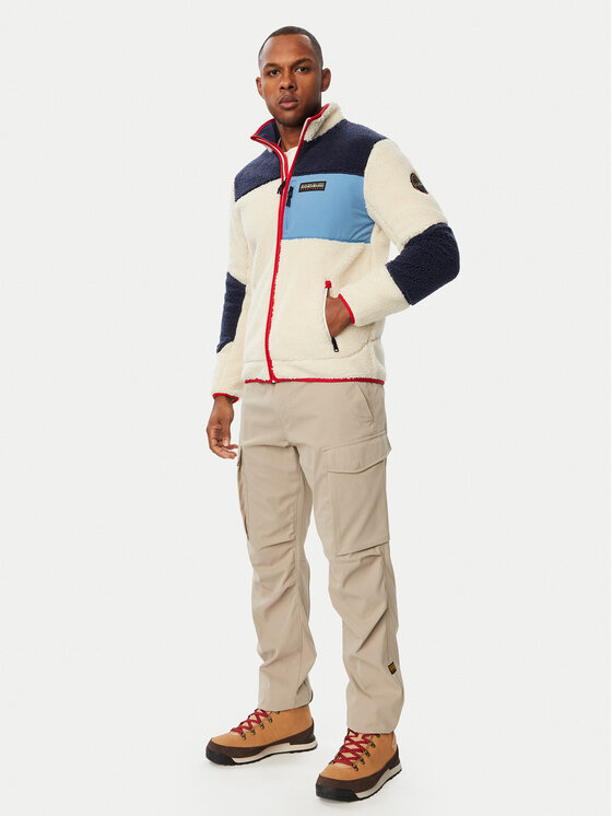 Napapijri Napapijri Polar Yupik NP0A8AZU Kremowy Regular Fit