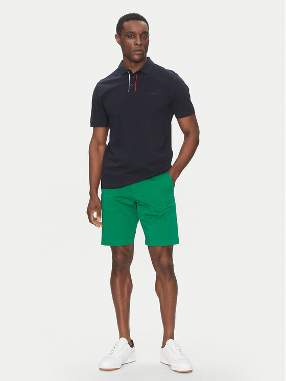 Hechter Paris Hechter Paris Šortky z materiálu 26664 151365 Zelená Regular Fit