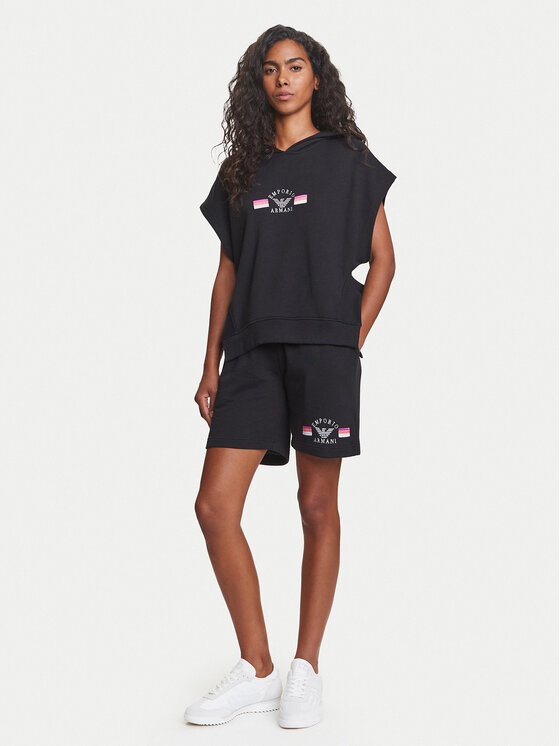 Emporio Armani Underwear Emporio Armani Underwear Sporta šorti EW000496 AF10882 UC001 Melns Loose Fit