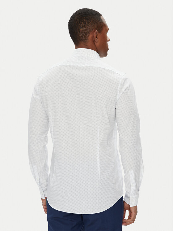 Calvin Klein Calvin Klein Koszula K10K114299 Biały Slim Fit