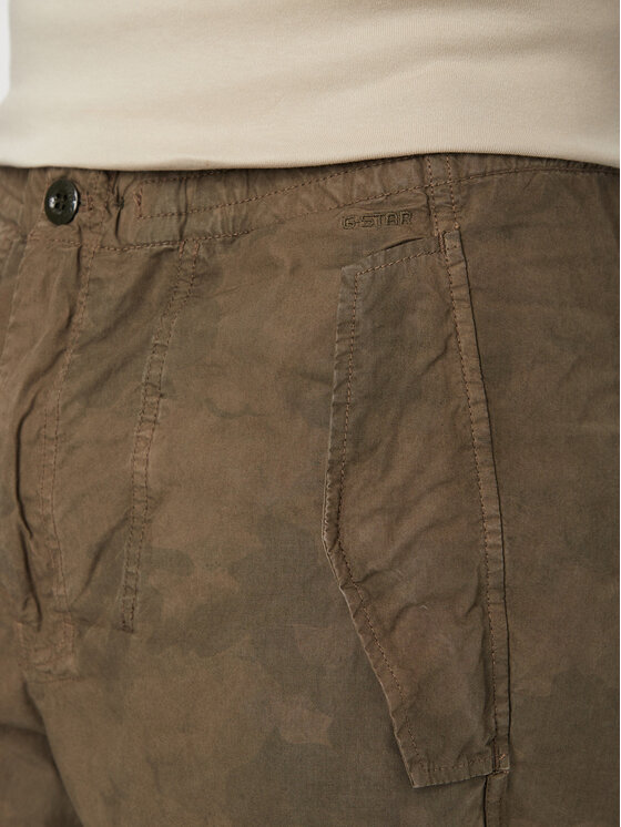G-Star Raw G-Star Raw Kalhoty z materiálu Snow Track D28374-E397 Khaki Regular Fit