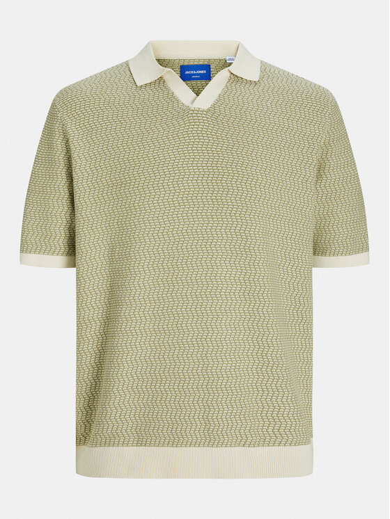 Jack & Jones Jack & Jones Polo Jormykonos 12255950 Zielony Regular Fit