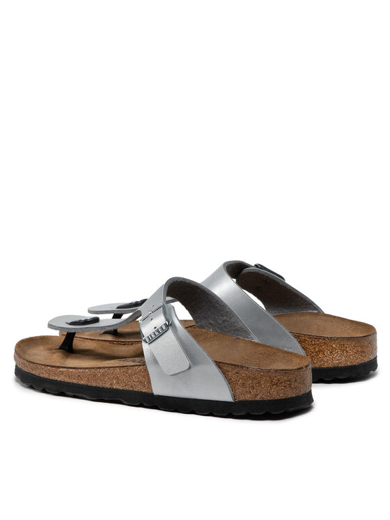 Birkenstock Birkenstock Japonki Gizeh Bs 0043853 Srebrny