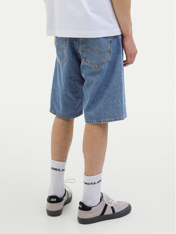 Jack&Jones Jack&Jones Pantaloncini di jeans Alex 12272551 Blu Baggy Fit
