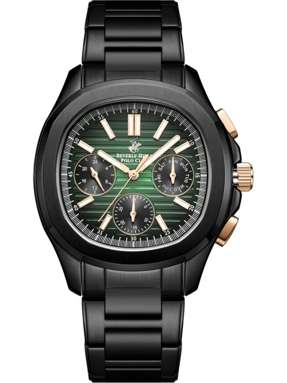 Beverly Hills Polo Club Beverly Hills Polo Club Zegarek BP3212X.671 Zielony