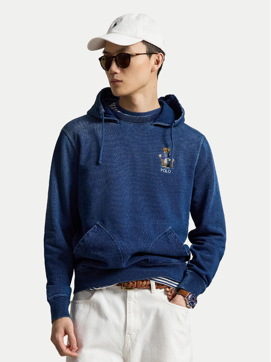 Polo Ralph Lauren Polo Ralph Lauren Džemperis ar kapuci 710B18563001 Tumši zils Regular Fit