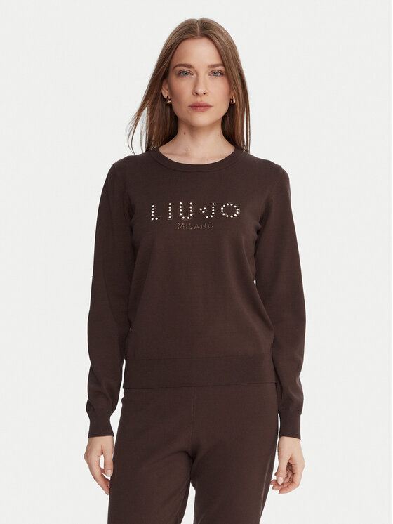 Liu Jo Liu Jo Sweater TF5248 MS63L Barna Regular Fit