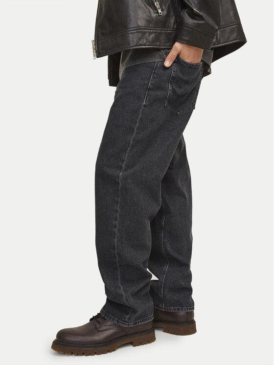 Jack & Jones Jack & Jones Farmer Eddie 12252764 Fekete Loose Fit
