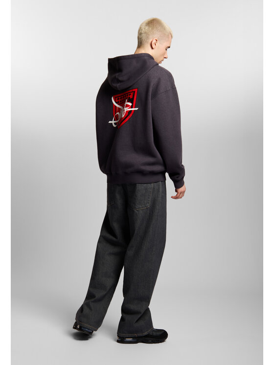 PROSTO. PROSTO. Bluza Damage Target Szary Regular Fit
