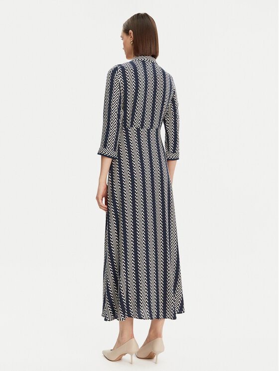 YAS YAS Haljina košulja Savanna 26022663 Tamnoplava Loose Fit