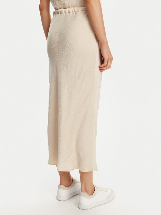 Marella Marella Midi szoknya No 2513101055 Ekru Regular Fit