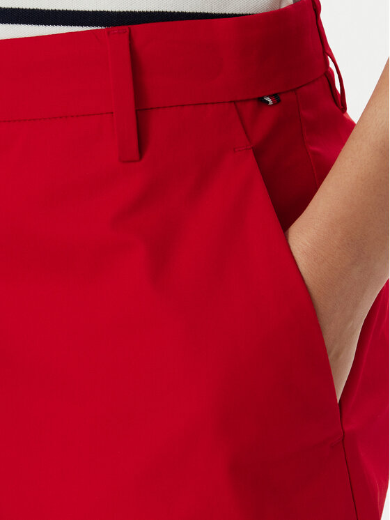 Tommy Hilfiger Tommy Hilfiger Шорти от плат WW0WW41769 Червен Regular Fit
