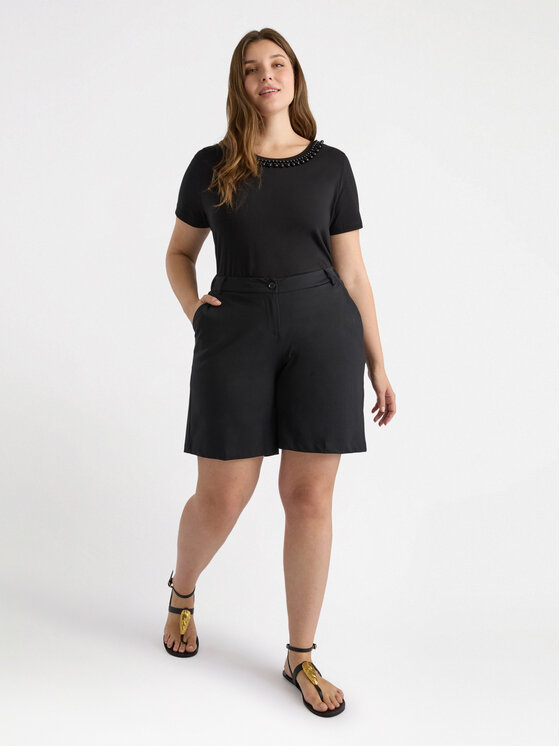 Fiorella Rubino Fiorella Rubino Pantaloni di tessuto P086L002230N033 Nero Regular Fit