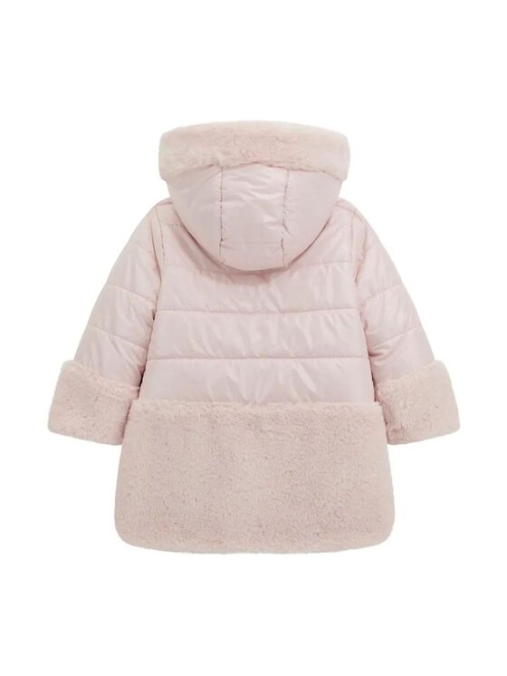 Guess Guess Kurtka zimowa giubbino bambina ballet pink Różowy Long Fit