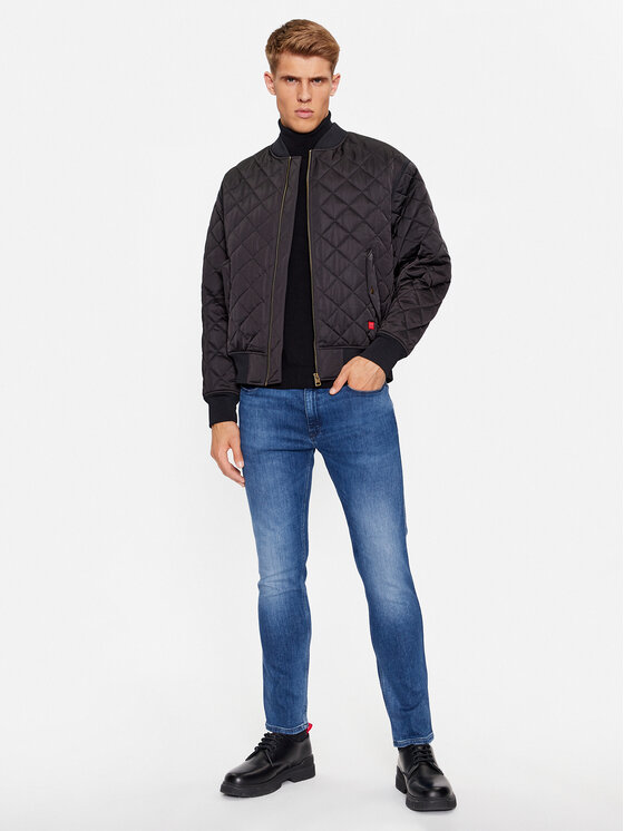 HUGO Hugo Kurtka bomber Bonod2341 50496402 Czarny Regular Fit