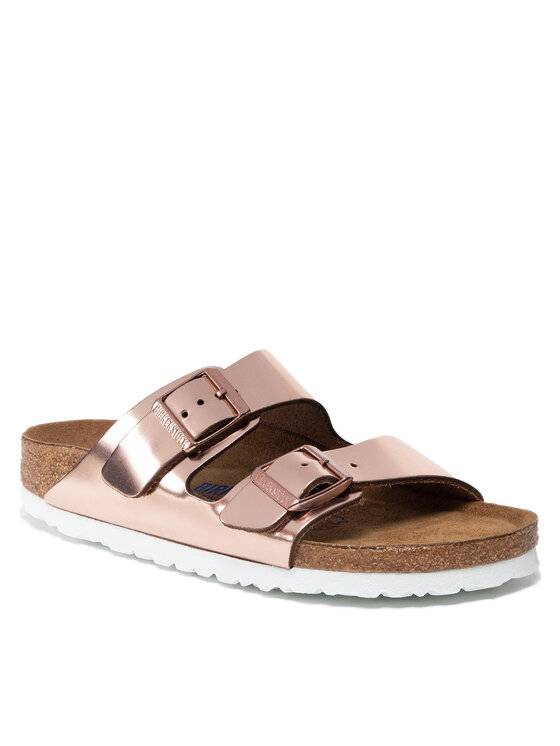Birkenstock Birkenstock Papucs Arizona Metallic 0952093 Rózsaszín