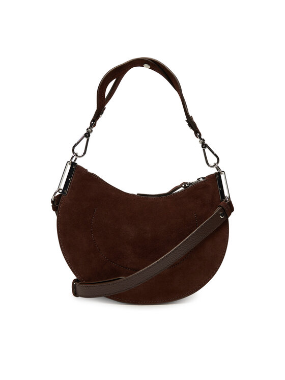 Coccinelle Coccinelle Ročna torba QKG Coccinellesunup Suede E1 QKG 13 03 Rjava