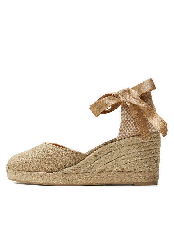 Castañer Castañer Espadryle Carina/6/032 021769 Złoty