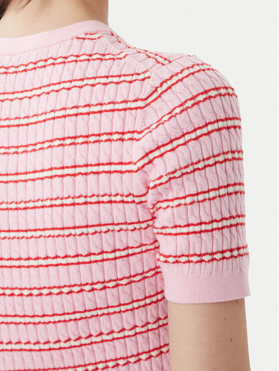 Tommy Hilfiger Tommy Hilfiger Pulover WW0WW49613 Roz deschis Slim Fit