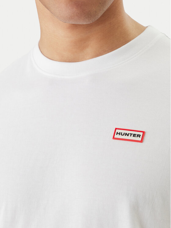 Hunter Hunter T-Shirt Essentials HARM0085252 Biały Regular Fit