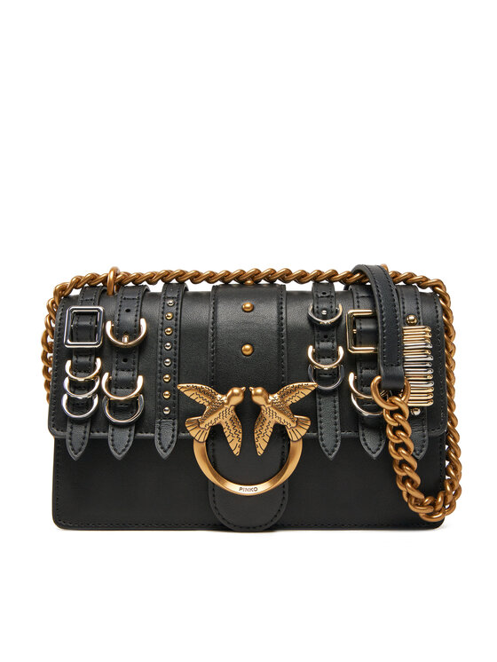 PINKO PINKO Τσάντα Love One Mini Light Cl PE 25 PLTT 103335 A26K Μαύρο