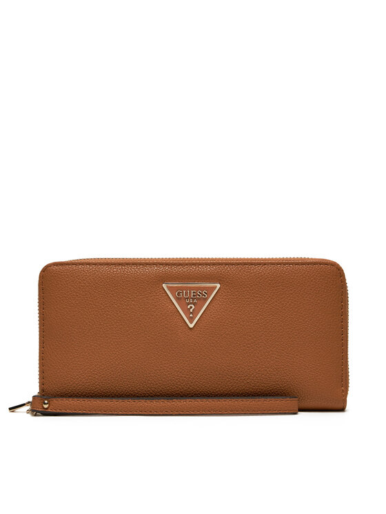 Guess Veľká dámska peňaženka Laurel Slg SWBG85 00146 Hnedá