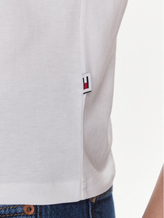 Tommy Jeans Tommy Jeans T-shirt Essential DW0DW17359 Bijela Regular Fit