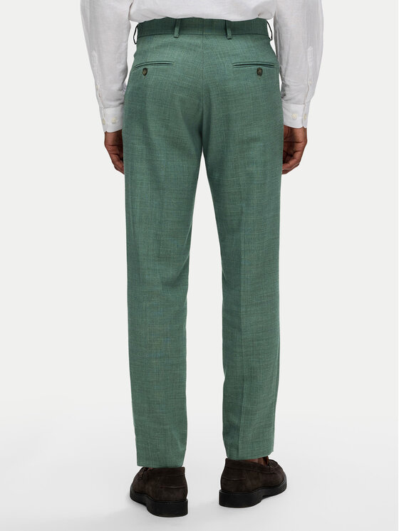 Selected Homme Selected Homme Pantaloni de costum 16087871 Verde Slim Fit