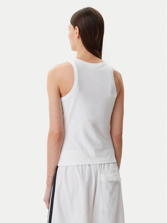 adidas adidas Top Essentials Linear JC5799 Bílá Slim Fit