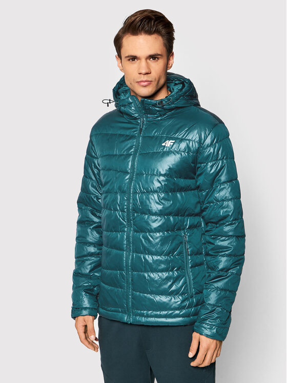 4F 4F Зимно яке H4Z21-KUMP005 Зелен Regular Fit