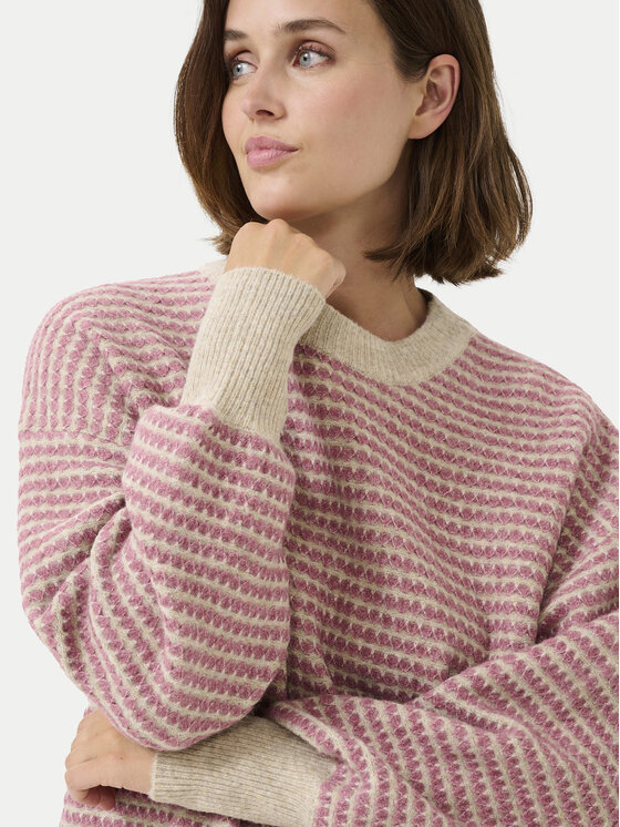 Kaffe Kaffe Svetr Ellery 10509032 Růžová Loose Fit