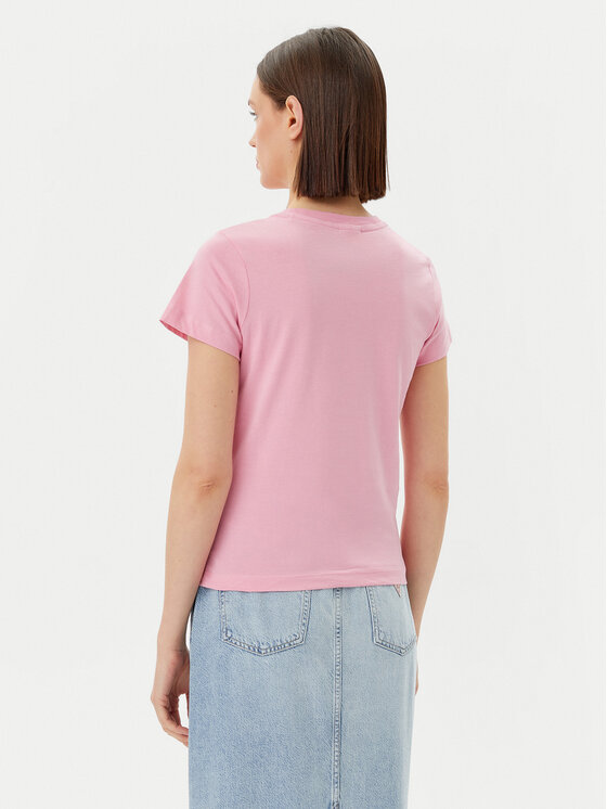 Guess Guess Тишърт V5GI10 K9RM1 Розов Regular Fit