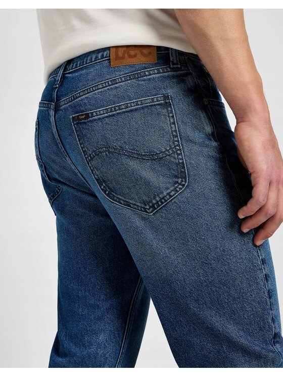 Lee Lee Jeansy West Niebieski Relaxed Fit
