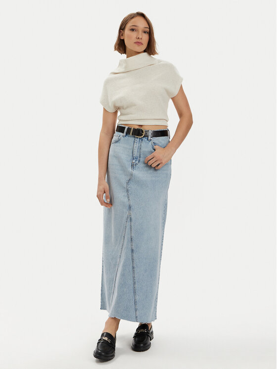 Gina Tricot Gina Tricot Μπλουζάκι 22932 Εκρού Regular Fit