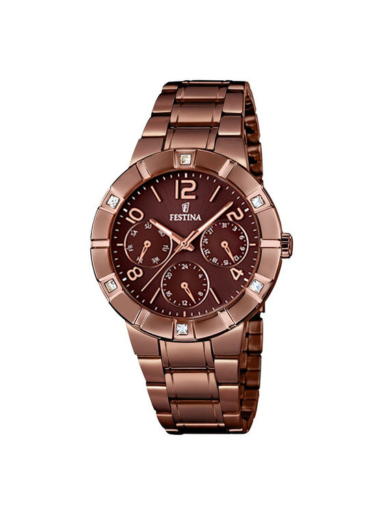 Festina Festina Zegarek 16710/2 Brązowy