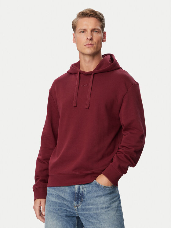 HUGO HUGO Sweatshirt 50486478 Dunkelrot Relaxed Fit