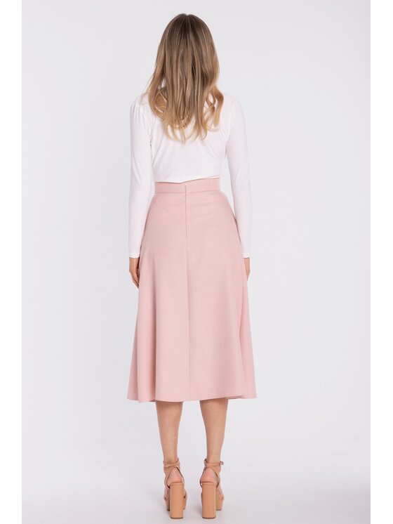 Stylove Stylove Gonna midi S430 Arancione A-Line Fit