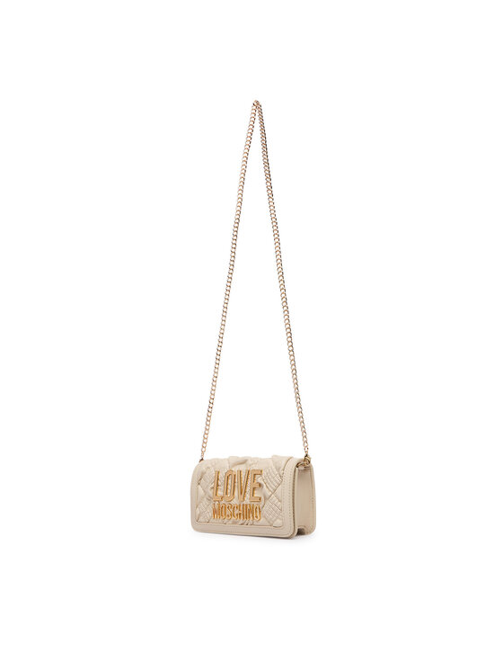 LOVE MOSCHINO LOVE MOSCHINO Дамска чанта JC5603PP1PL1011A Кремав
