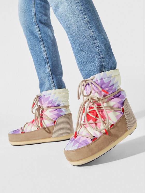 Moon Boot Moon Boot Sniego batai Light Kaleidoscope 14602200001 Smėlio