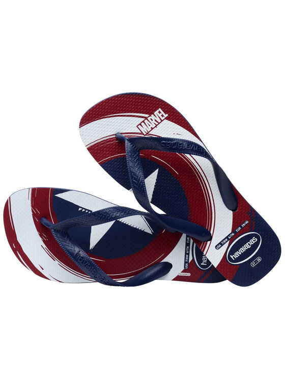 Havaianas Havaianas Σαγιονάρες HAVAIANAS Infradito Bambini e ragazzi Hav. Top Marvel Logomania 4146953.4368 Blu Σκούρο μπλε