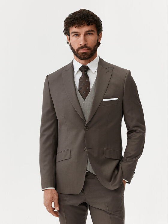 Evenemen Evenemen Garnitur Lambert Szary Slim Fit