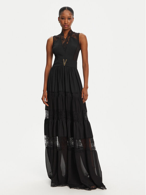Babylon Babylon Abendkleid EL0740 Schwarz Regular Fit