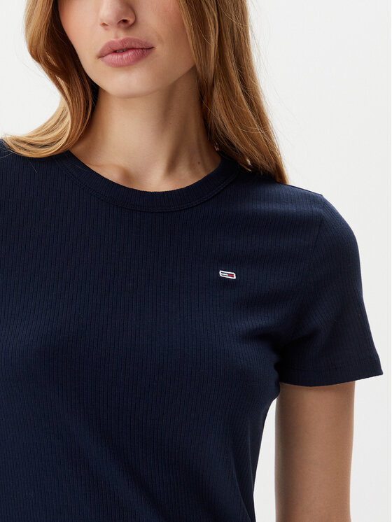 Tommy Jeans Tommy Jeans Haljina za svaki dan DW0DW19721 Tamnoplava Slim Fit