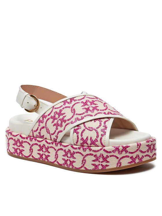 PINKO Pinko Sandále Flores 07 SD0061 T006 Écru