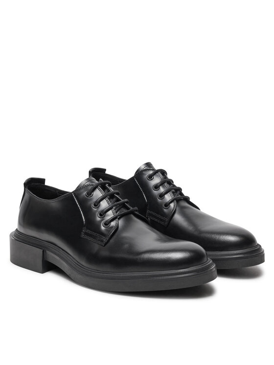 Calvin Klein Calvin Klein Pantofi Postman Derby HM0HM01837 Negru