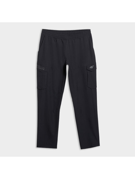 4F 4F Spodnie dresowe 4FWAW25TFTRM0887-20S Czarny Regular Fit