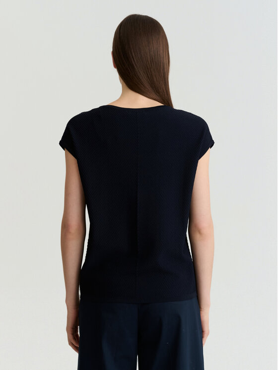 TATUUM TATUUM Bluzka TARS Granatowy Classic Fit