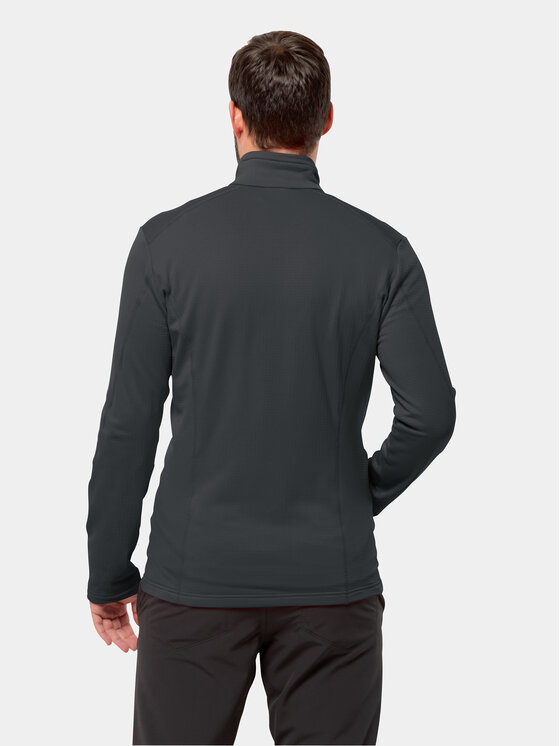 Jack Wolfskin Jack Wolfskin Технічний світшот Kolbenberg Fz 1710521 Чорний Regular Fit