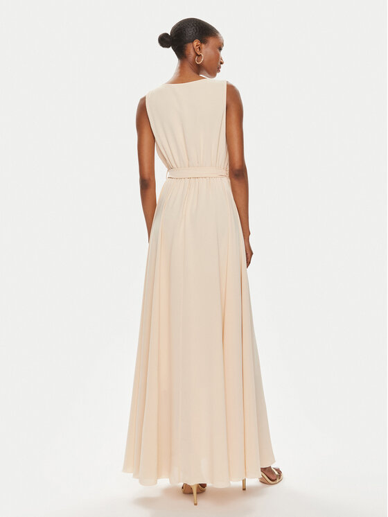 Rinascimento Rinascimento Rochie de seară CFC0119070003 Bej Regular Fit