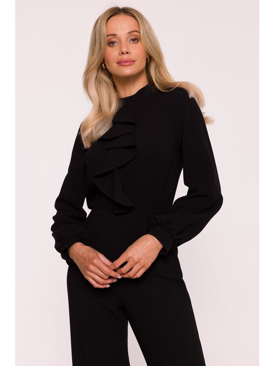 Stylove Stylove Kombinezon S420 Czarny A-Line Fit